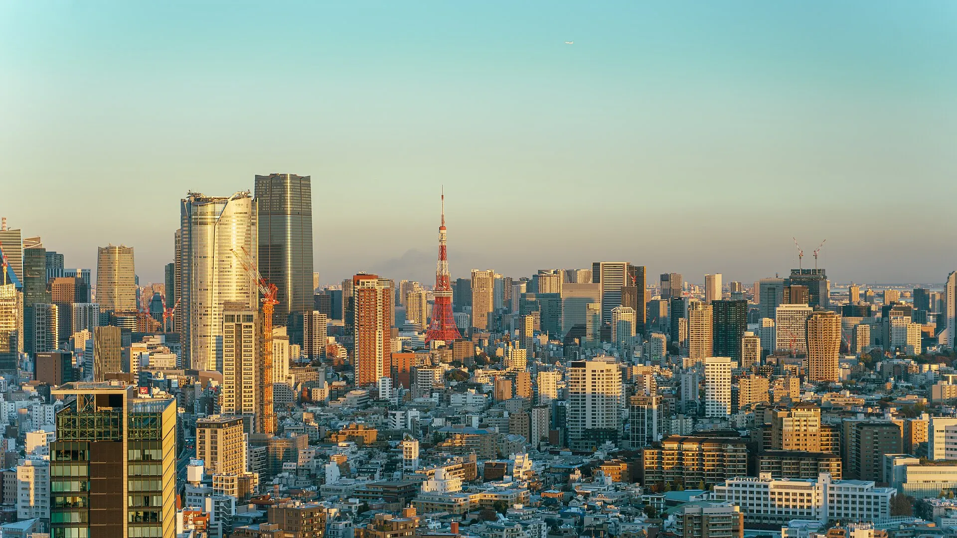 Tokyo skyline with Tokyo Tower